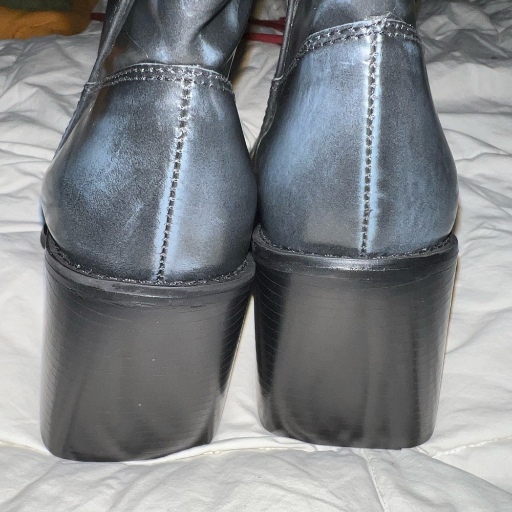 NEW Matisse Dane square toe, black leather pull on boots, black leather, 9.5 - Picture 6 of 11